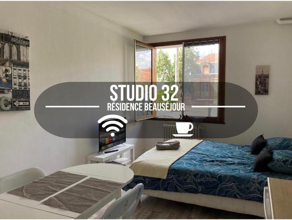 Studio 32 wifi Troyes Exterior foto